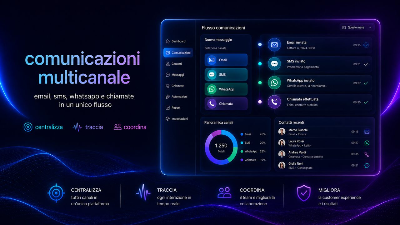 Xelivo: comunicazioni multicanale, email, SMS, WhatsApp e chiamate in un unico flusso